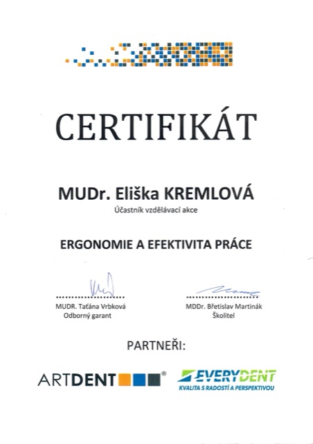 Certifikát 3